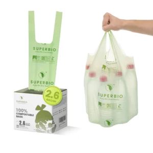 SUPERBIO biodegradable garbage bags and packaging